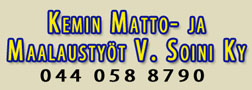 Kemin Matto- ja Maalaustyöt V. Soini Ky logo